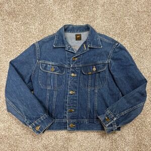 Vintage 80s Lee Riders 101-J Denim Trucker Jacket Men's 42